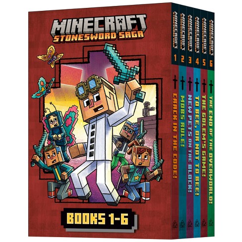 Minecraft Stonesword Saga Chapter Book Boxed Set (Minecraft Stonesword  Saga) - by Nick Eliopulos (Mixed Media Product)