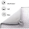 LunaLulinlk Dish Drying Mats for Kitchen Counter 2 Pack, Dish Drying Pads Absorbent, Washable Microfiber Dishes Drainer Mats (grey) - 4 of 4