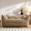Clearance Sales Boucle Bean Bag Sofa, Upholstered Bean Bag Chair for Adults and Kids, Cozy Lazy Couch for Living Room or Apartment – Cuddlewood - 2 of 4