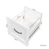 CENGHU Home Office Computer Desk with Hutch, L Shaped Desk with 2-Tier Shelf & 2 Large Drawers, Office Desk wth Waterproof Surface - 3 of 4