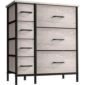 Sorbus Drawer Fabric Dresser for Bedroom Gray