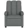vidaXL Massage Recliner Chair - Dark Gray Manual Push Back - 4 of 4