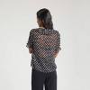 Women's Ruffled Neck Tie-Front Blouse - A New Day™ - 4 of 4