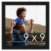 PosterPalooza | Square Modernist Black Picture Frame - UV Acrylic, Foam Board Backing, Hanging Hardware - 2 of 4