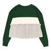 NFL New York Jets Girls' Crew Neck Fleece Sweatshirt - 3 of 3