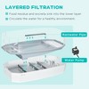LOVMOR Turtle Aquarium with Basking Platform Turtle Tank Kit Full View Visually Reptile Habitat - 4 of 4
