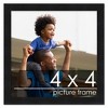 PosterPalooza | Square Modernist Black Picture Frame - UV Acrylic, Foam Board Backing, Hanging Hardware - 2 of 4