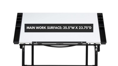 BrandBox DESK - Craft desk / for hobbyists with sloping ceilings