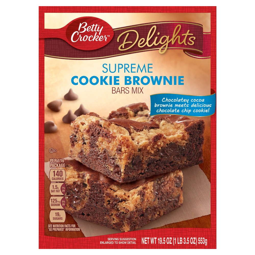 UPC 016000147973 product image for Betty Crocker Supreme Bars Cookie Brownie Mix 19.5 oz | upcitemdb.com