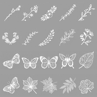 butterflies & sprigs
