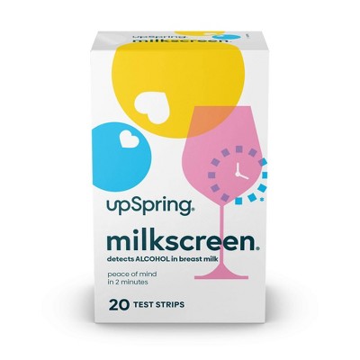 UpSpring Milkscreen for Breastfeeding - 20ct - Detects Alcohol in Breast Milk