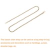 Unique Bargains Leather Iron Flat with Buckles Shoulder Bags Handbag Chain - 3 of 4