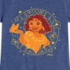 Girls' - Encanto - Mirabel with Butterfly Fitted Short Sleeve Graphic T-Shirt - 2 of 4
