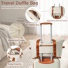 3 PCS ABS Lightweight Hard Shell Carry on Luggage(20") with Travel Bag, Spinner Wheels and TSA Lock - ModernLuxe - 4 of 4