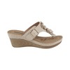 GC Shoes Narbone Flower Comfort Slide Wedge Sandals - 2 of 4