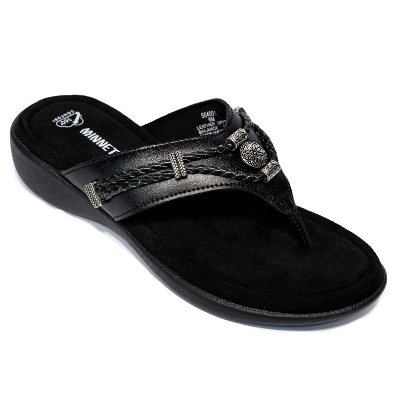 Minnetonka Women's  Silverthorne 360 Thong Sandals, 1 of 6