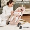 Grungis Ergonomic Baby Bouncer,Foldable Baby Bouncer Seat with 3 Height Adjustments,Portable Newborn Rocker for Babies 0-6 Months Mesh - 2 of 4