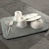 LunaLulinlk Dish Drying mat, 18" x 12", Gray - 3 of 4