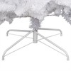 vidaXL Artificial Hinged Christmas Tree White PVC 82.7 in height - 4 of 4