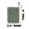 Knapp Made Combo Chainmail Cast Iron Scrubber with Silicone Core - Heavy Duty Rings and Fine Chainmail Rings -Premium Cast Iron Cleaner Chainmail - 2 of 4