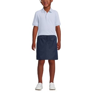 Lands' End School Uniform Kids Short Sleeve Mesh Polo Shirt - 1 of 4