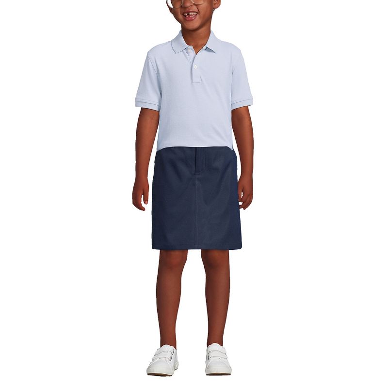 Lands' End School Uniform Kids Short Sleeve Mesh Polo Shirt, 3 of 5