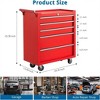 5-Drawer Rolling Tool Chest with Wheels and Locking System, Portable Tool Cabinet for Garage, Workshop, Mechanic - 3 of 4
