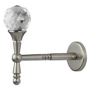 Nero Crystal and Metal Drapery Tieback Holdback - 3 Finishes - 1 of 1