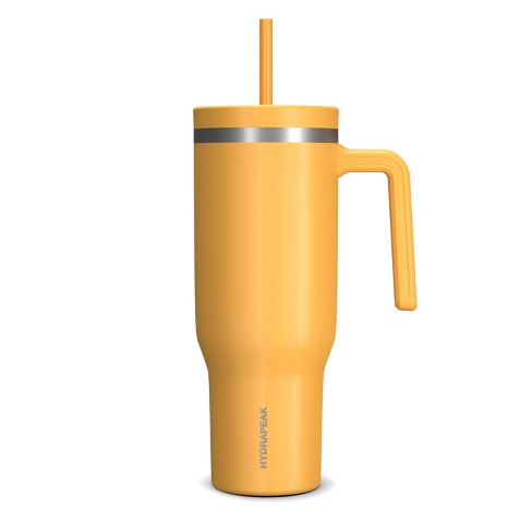 Hydrapeak Voyager 40oz Tumbler With Handle And Straw Tangerine