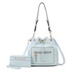 MKF Collection Larissa Vegan Leather Women’s Bucket Hobo Handbag with Wallet by Mia K - 2 of 4