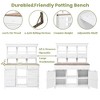 PAGED 65.7" Tall Garden Potting Bench Table with Hutch, Outdoor Potting Bench with 6 Drawers, 3 Adjustable Shelves, 2 Bottom Cabinets&Side Hooks - 3 of 4