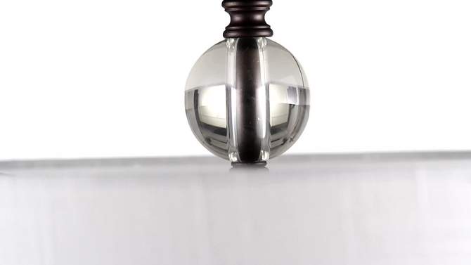 15" Metal/Crystal Marc Semi Flush Mount (Includes Energy Efficient Light Bulb) - JONATHAN Y, 2 of 7, play video