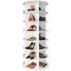 Rotating Shoe Rack Tower, 360° Round Rotating Storage Tower, White Spinning Shoe Rack Tower Shoe Storage - 3 of 4