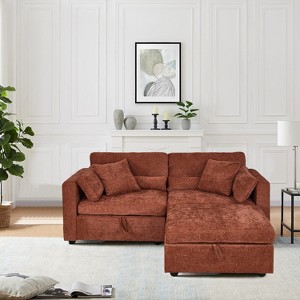 MyDepot Modern Sectional Sofa with Storage Function and 2 Pillows - 1 of 4