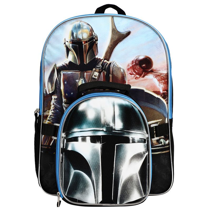 Star Wars The Mandalorian Grogu Backpack with Lunch Box, 1 of 7