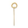 Black Bow Jewelry 14k Yellow Gold, Jersey Collection, Small Number 85 Pendant - 2 of 4