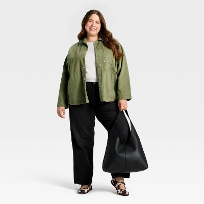 Women's Relaxed Barn Denim Coat - Universal Thread