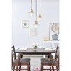 Elegant Lighting Waltz 3 light brass Pendant - 2 of 4