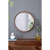 CAVINAS Rectangle Wall Mirrors with Wood Frame,Farmhouse Accent Wall-Mounted Mirror,Decorative Mirror for Living Room,Entryway,Office - 2 of 4
