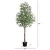 Nearly Natural 12-ft Artificial  Eucalyptus Tree - 2 of 4