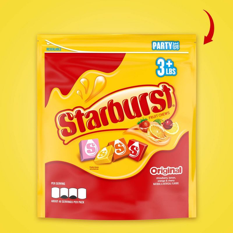 Starburst Fruit Chews Original Variety - 50oz, 3 of 9