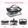 Unique Bargains PVC Zipper Clear Makeup Bags and Organizers 2 Pcs - 3 of 4