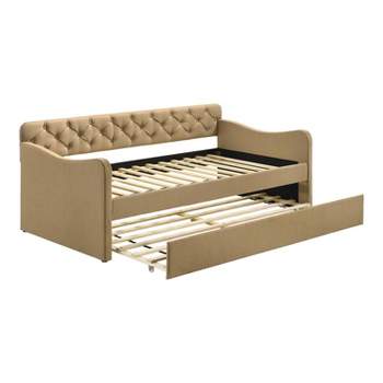 Twin Alisa Upholstered Daybed with Trundle - HOMES: Inside + Out