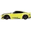 Nissan Z (RZ34) "Pandem" Ikazuchi Yellow with Matt Black Hood 1/18 Model Car by Top Speed - 3 of 4