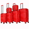 Vynxaria 6-Piece Expandable Hard Shell Luggage - 360 Rotating Wheels, Lightweight Carry On with Password Lock, Unisex Travel Set - 2 of 4