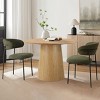 Merida Dining Chair Set of 2, Simple Design Armless Side Chairs with Metal Legs for Kitchen, Dining Room & Living Space-Maison Boucle - 2 of 4