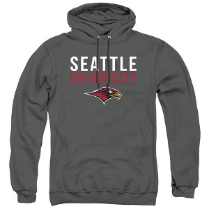 Seattle University Official Stacked Adult Pull-Over Hoodie - 1 of 4