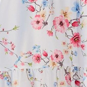 white pink flowers