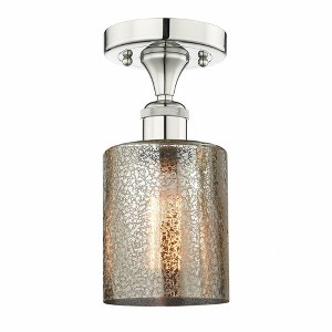 Cobbleskill - 1 Light Semi-Flush Mount In Art Deco Style-9.75 Inches Tall and 5 Inches Wide - 1 of 1