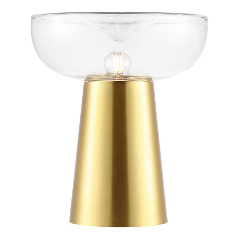 Vassar 12.75 Inch Table Lamp - Brass/Clear - Safavieh., 3 of 5